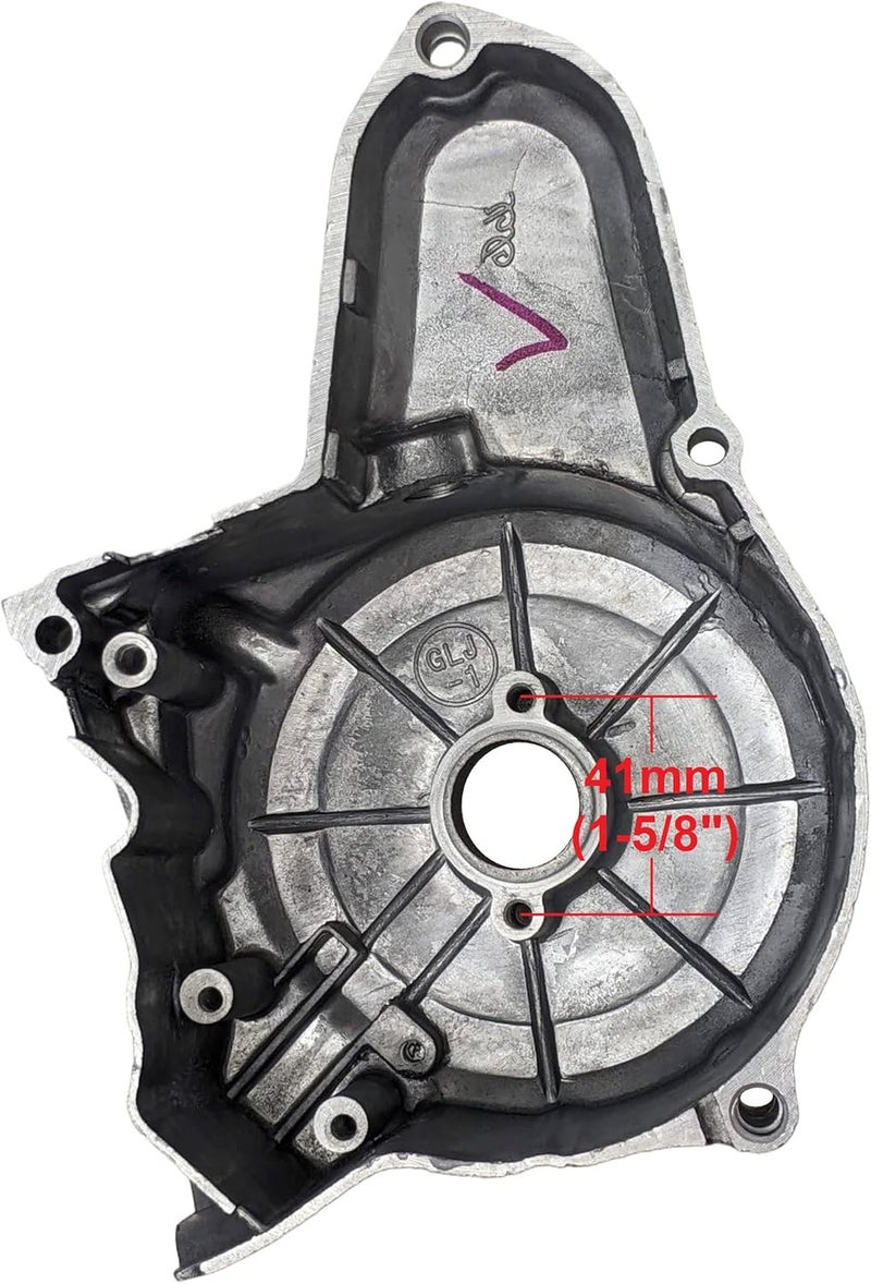 RedCap Left Side Stator Cover for 6-Coil Stator Engines Compatible with 50cc 70cc 90cc 100cc 110cc 125cc ATV Dirt Bike Go Kart Fits Lifan TaoTao Coolster Vitacci Apollo X-Pro (6 Coil Stator) - Image 4